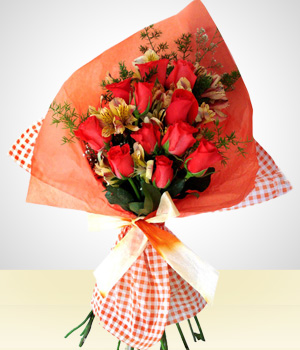 Flores :  - Bouquet de Doce Rosas